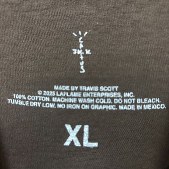 Travis Scott Jackboys 2 Album B1 Pack Cactus Jack Hip-Hop Long Sleeve T-Shirt Si - Picture 4 of 5